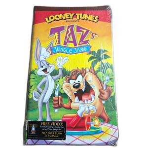 Taz's Jungle Jams VHS Warner Bros Looney Tunes Cartoon Collection (Sealed)